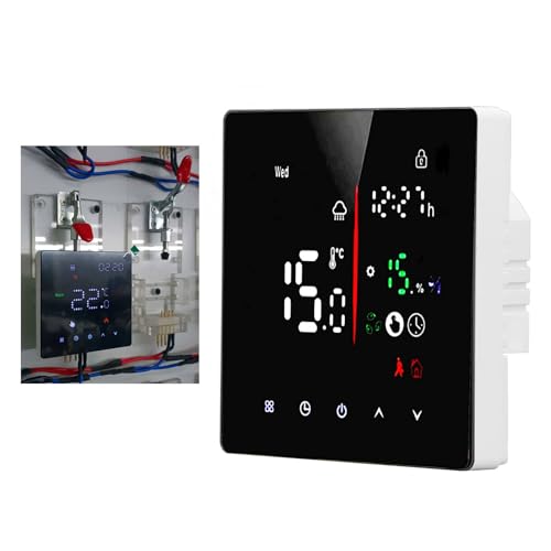 Thermostat de chauffage de l'eau programmable avec écran tactile liaison chaudière