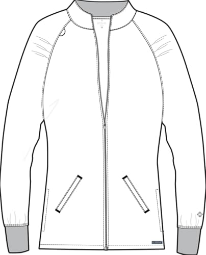 Image of Med Couture Women's Scrub Warm-Up Jacket Raglan with 4 Pockets with Ultra Soft and Durable Fabric - MC7660