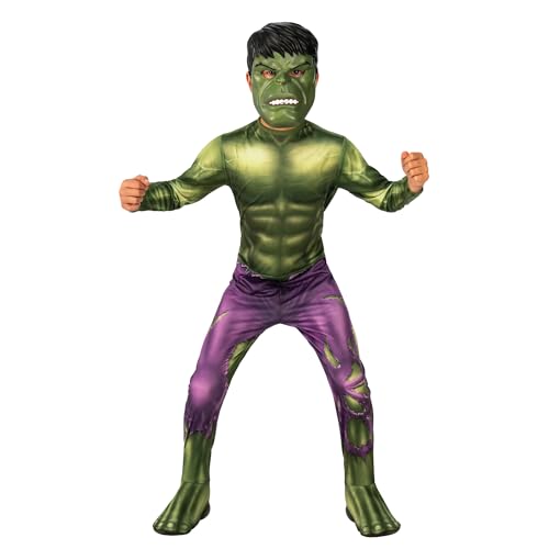 Rubie's 301731S   Disfraz infantil de Hulk, multicolor, 7 8 años, Halloween
