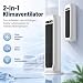 AirZuma klimaanlage, Polar Breeze Tragbare Klimaanlage - Kühlt mit CoolCore™, sparsamster Stromverbrauch, Akku, bladeless & leise, 3 Stufen, mobiler Luftkühler für Zuhause, Büro, Reise