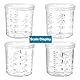 Wisyurt Farbspritz-Mischpistole, Bechereinsätze und Deckelsystem für Auto-Lackierpistole, 20er-Pack Farbbecher À 20 Unzen (600 Ml)