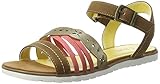  s.Oliver Mädchen 58205 Offene Sandalen mit Keilabsatz, Braun (Brown 300), 39 EU