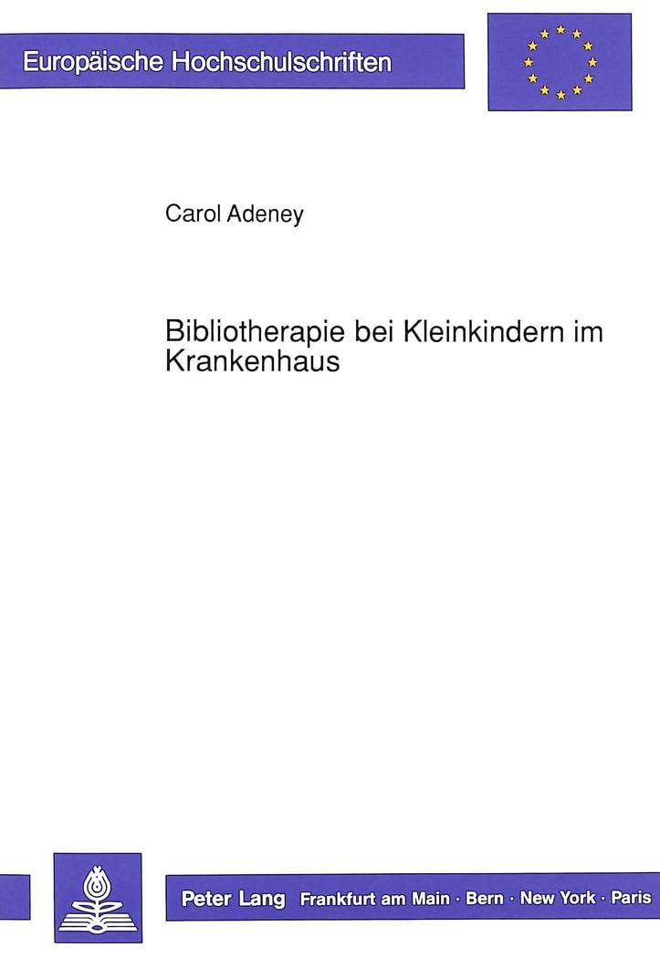 Bibliotherapie Bei Kleinkindern Im Krankenhaus: 418