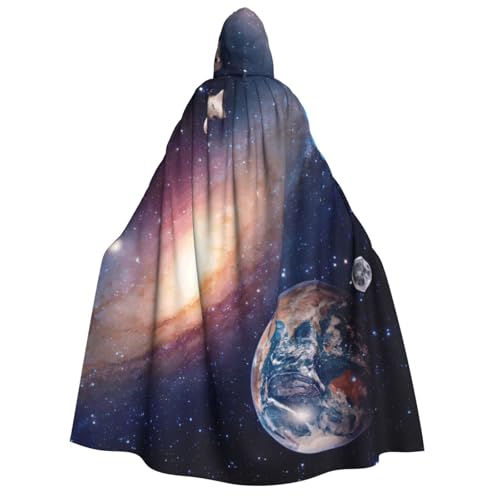 Cape galaxie et viking à capuche pour Halloween et cosplay