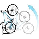 Bike Nook Bike Stand & Vertical Storage Rack The Original Vertical Bicycle Floor Stand for Garage Storage and Indoor and Outdoor use, Perfect Bike Accessories for Small Spaces with No Drilling