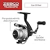 Zebco 33 Spinning Reel and Telescopic Fishing Rod Combo