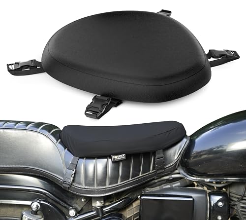 FOVERA Memory Foam Motorcycle Seat Cushion – Supports Sit Bones, Tailbone, and Buttock Muscles – Absorbs Micro-Shocks and Road Jerks, Suitable for All Motorbikes, Waterproof FOVERA Memory Foam Motorcycle Seat Cushion – Supports Sit Bones, Tailbone, and Buttock Muscles – Absorbs Micro-Shocks and Road Jerks, Suitable for All Motorbikes, Waterproof