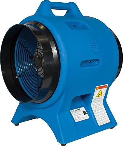 Americ VAF3000A 12" Industrial Confined Space Ventilator—2800CFM, 1 HP, 115 Volt