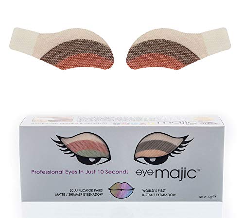 EYE MAJIC INSTANT EYESHADOW â€“ INSTANT BEAUTY PROFFESIONAL MAKEUP IN 10 SECOND (20 pair Pack, Shimmer 004RV - Gold Dust)