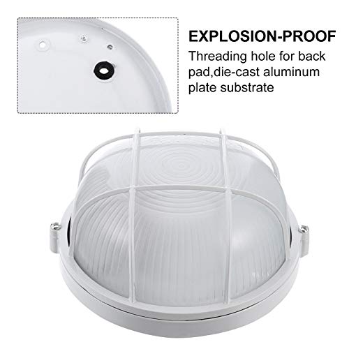 Luz de teto Cabilock para sala de sauna, grade de segurança, anteparo, parede, antialta temperatura,