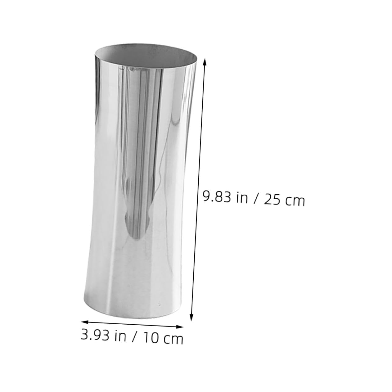 Gatuida Tischvase Aus Edelstahl Moderne Metall-blumenvase Für Wohnzimmer Esstisch Bücherregal-dekor Kleine Blumenvase Für Trockenblumen Und Blumensträuße