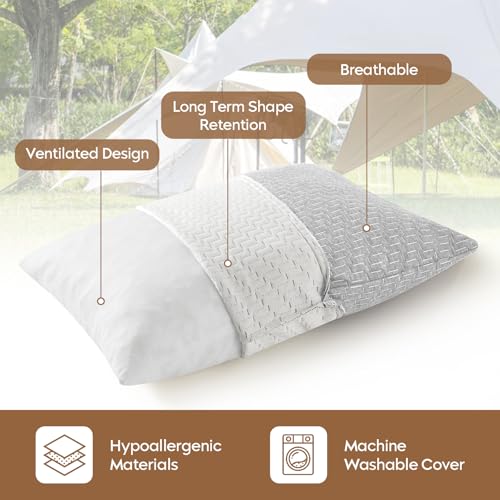 Set 2 Almohadas Espuma Viscoelástica Tamaño M y S miniatura 6