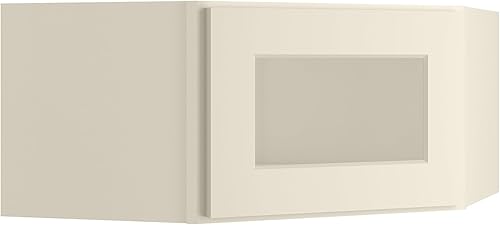 lOVMOR S-DCW2412GD-SA-DF-DJY, gabinete de pared esquinero de 24 pulgadas de ancho y 12 pulgadas de alto, agitador blanco antiguo