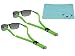 Koala Lifestyle Chums Classic Glassfloats Floating Eyewear Retainer Sunglass Strap | Eyeglass & Glasses Float | Water Sports Holder Keeper Lanyard | 2pk Bundle + Cloth, Neon Green