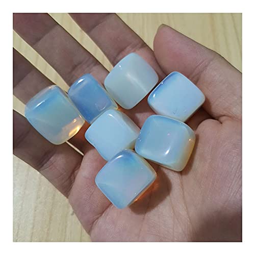 MMUNNA Natürlicher quadratischer -Opalstein Kristall, Srystal-Stein, Heimdekoration, Geschenke, schöne Kristalle Crystal Specimen (Color : Square Opal Stone, Size : One Size)