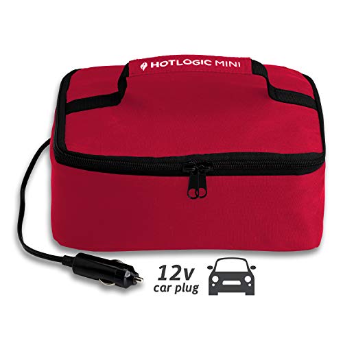 Hot Logic 16801045-RD Food Warming Tote Lunch Bag 12V, Red
