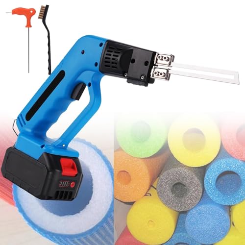Handheld Commercial Foam Cutting Tool Rechargeable 150 W, Electric Heated Blade Air Cooled Foam Cutter, Maximum Temperature Up to 600?