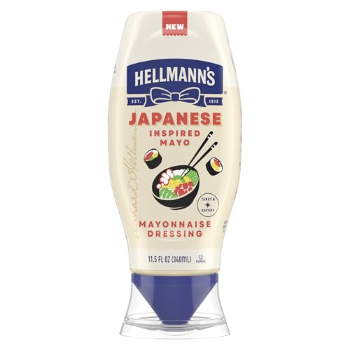 Hellmann's Japanese-Inspired Tangy & Savory Mayonnaise Dressing for Sushi, Poke Bowls & More, Japanese Style with a Boost of Umami, 11.5 oz 1 ct