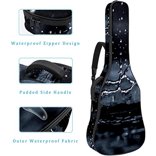 Hondank Housse de guitare abstraite en forme de goutte d’eau – Sac à dos de protection rembourré pour guitare acoustique… - Les Beatles, Paul McCartney, John Lennon, RIngo Starr, George Harrison Hondank Housse de guitare abstraite en forme de goutte d'eau - Sac à dos de protection rembourré pour guitare acoustique… – Image 5