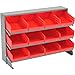 Global Industrial 3 Shelf Bench Rack, (12) 8