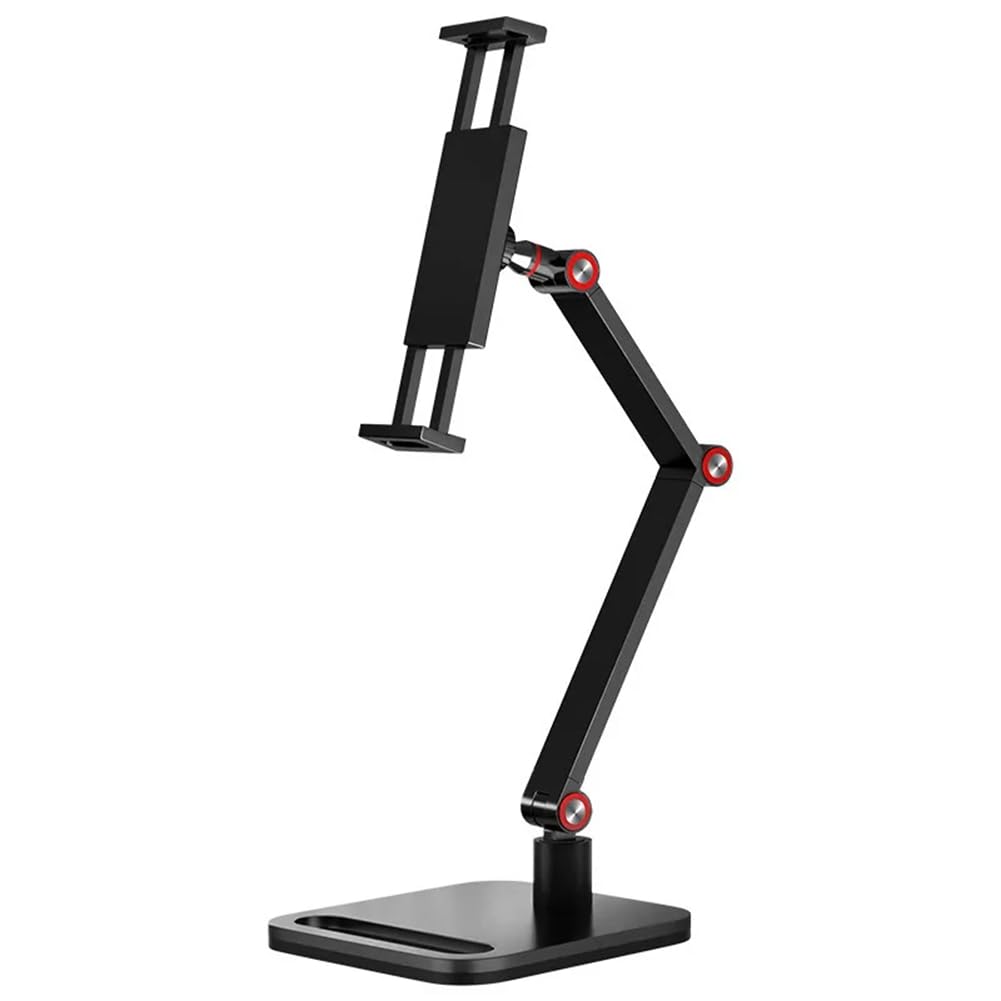 Support de Moniteur Portable Support Réglable Pivotant à 360° Support de Tablette Compatible avec Le Support de Serrage de Bureau pour Tablette