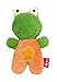 Produktbild SIGIKID 42798 Rassel Frosch Red Stars Mädchen und Jungen Babyspielzeug empfohlen ab Geburt orange/grün