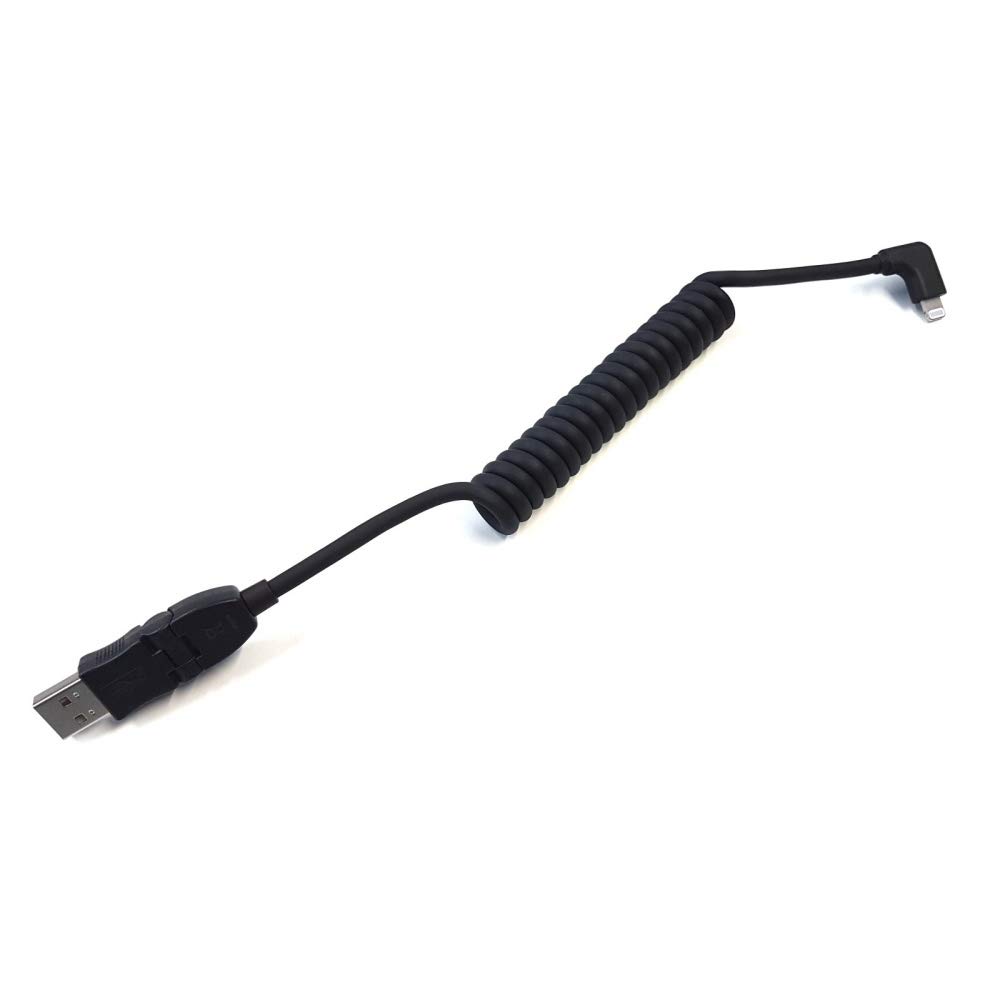 Audi Cavo Adattatore ad Angolo USB a Apple Lightning, Nero, 8S0051435M