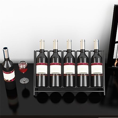 Soporte para 2 botellas de vino metálico Fodalob miniatura 6