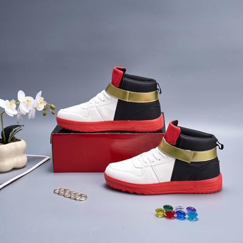 Image of White Black Sneakers for Men Women Walking Fashion Shoes