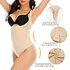 Shapewear-Bodysuit-Thong-for-Women-Tummy-Control-Open-Bust-Seamless-Body-Shaper-Waist-Slimmer Werena Women Shapewear Bodysuit Thong Control Underwear (beige-63, Small)