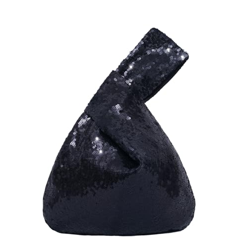 Eternal Beauty Sequin Wrist Bag, Women's Mini Portable...