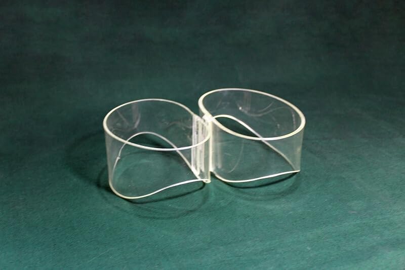 Image of Janu Basti Therapy Module - 2 Pcs (1 Pair) | Transparent Acrylic, Standard Size Ayurvedic Panchkarma Instrument for Knee Therapy