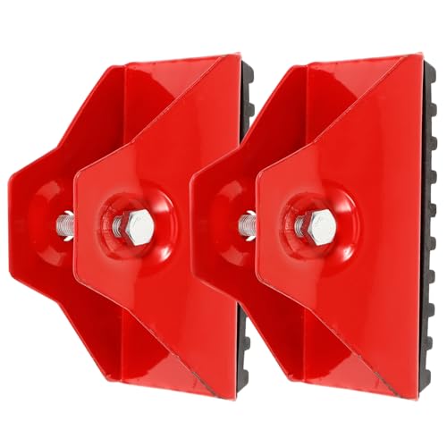 LIFKOME Stabilizzatori Per Scale 2 Pezzi, Piedini in Gomma Antiscivolo Per Gambe Di Scala, Coperture Protettive in Lega Di Alluminio Resistenti All’usura Per Uso Domestico e Professionale