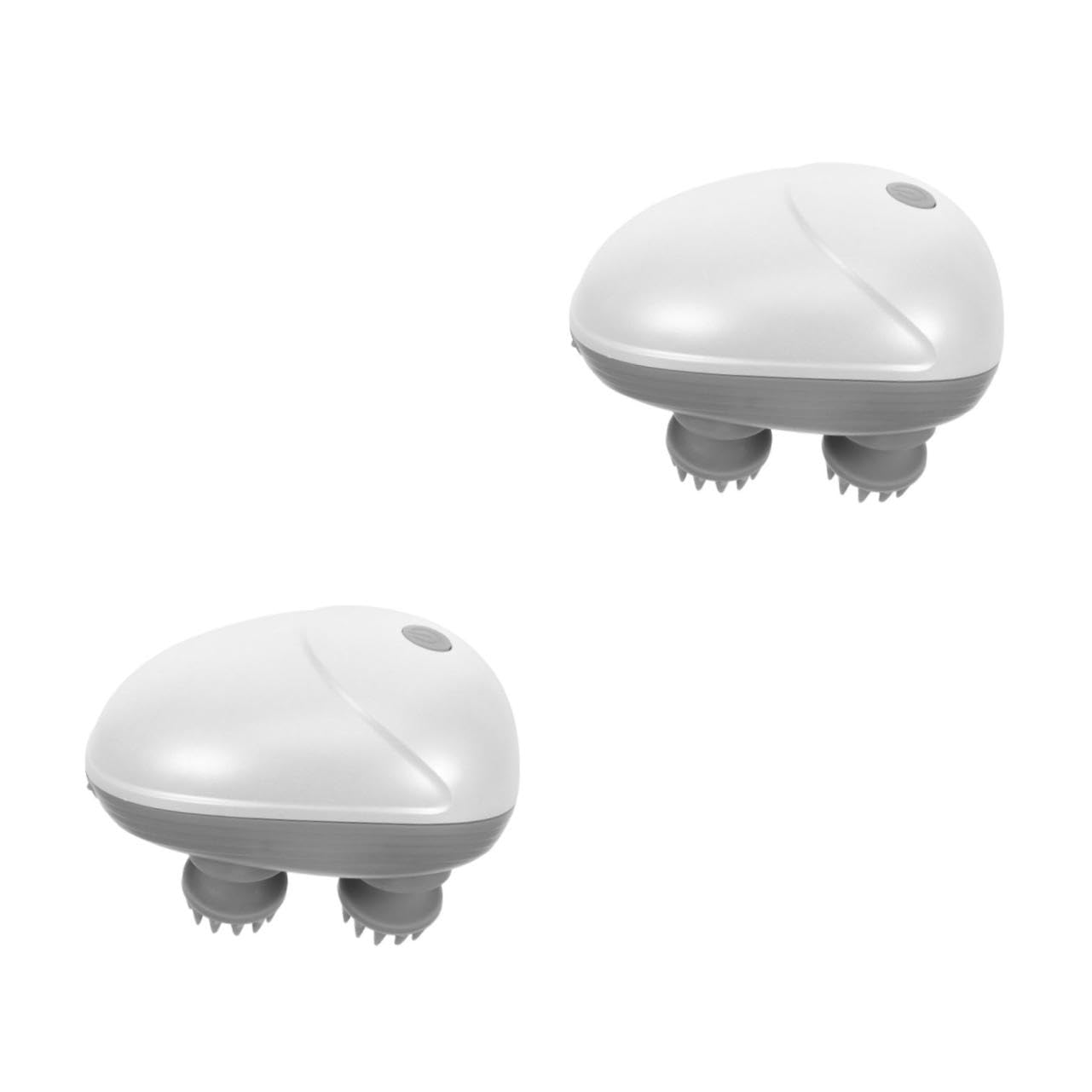2 Set Massaggiatore Elettrico per Portatile Dispositivo Massaggiante per Capelluto Ergonomico Rilassante e Facile Usare per e del Capo