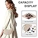 Imagen de YiYunTE Bolso Bandolera Mujer Hombre Bolso Cruzado Pequeño Bolso de Mano Movil Nylon Bandolera Mujer Pequeña Bolsa Crossbody Bag Bolso Riñonera Bolsos Universitarias Half Moon Bag Bolso Beige