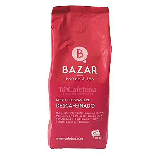 Café en grano | Descafeinado | Formato de 0.5 Kg | BAZAR