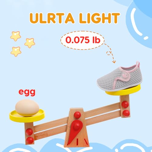 Image of FEETCITY Toddler Walking Shoes Slip On Toddler Shoes Boys Girls Kids Sports Sneakers Casual School Shoes Barefoot Shoes