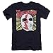 Trevco Sportswear UNI1248-PSF-5 Universal Monsters & Invisible Portrait-HBO Short Sleeve Adult 30-1 T-Shirt44; Navy - 2X