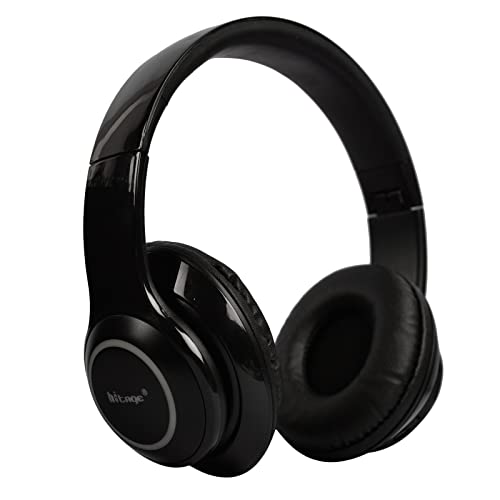 Image of Hitage BTH-386 Premium Headphone Clear Bass & Sound Colorful Gleming Light 12 Hours Playtime Bluetooth Headset