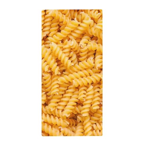 MoBlinko Pasta Noodles Bathroom Hand Towels Food Absorbent Yoga Gym Face Towels Soft Fingertip Towel for Kitchen Hotel Home Decor 14 X 28 in