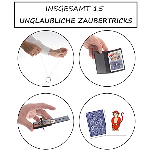Madus-Magic Premium Zauberkasten für Erwachsene und Kinder ab 10 Jahre | Zauberkoffer | Zaubern Lernen | Zaubertricks - Image 5