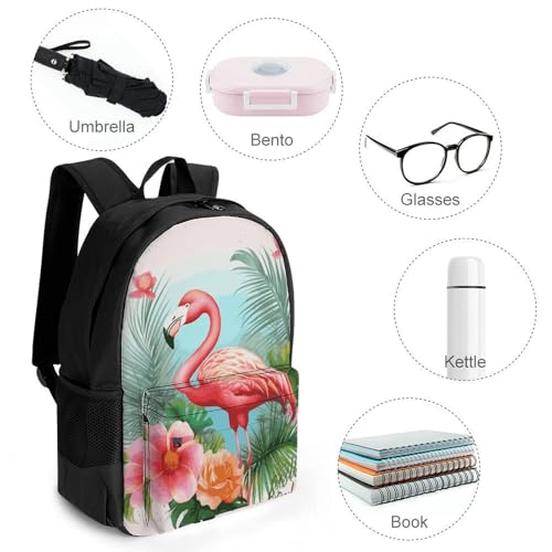 Mochila Tropical Flamingo ligera para hombre y mujer miniatura 4