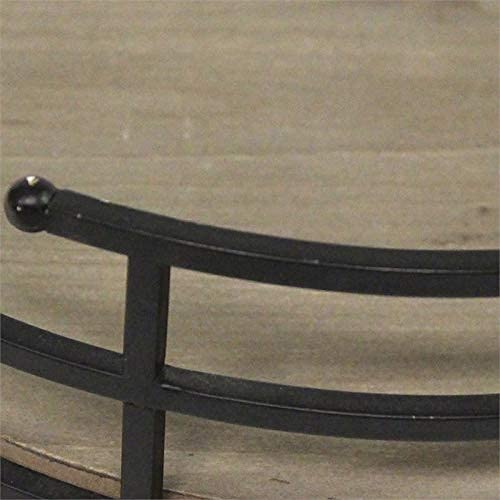 image for Stratton Home Décor Stratton Home Decor Metal and Wood Tray - Farmhou