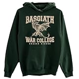Basgiath War College Hoodie - Fourth Wing Dragon Rider Violet Sorrengail Hooded Sweatshirt 4XL Forest Green