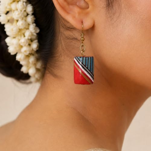 Image of Boho Ethnic Earrings Collection for Women - Colorful Tassel, Hoop, Stud, Drop, Chandelier & Huggie Styles Inspired by Festival Fashion