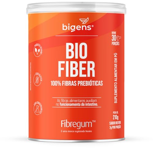Bio Fiber, 100% fibra solúvel prebiótica, Fibregum, Goma Acácia, ...