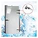 Stainless/Alloy Cold Storage Door Hinges Freezer Oven Cabinet Warehouse Gate Hinge Mechanical Equipment Industrial Hardware(304 Stainless Steel,6 Inch-H 25mm)