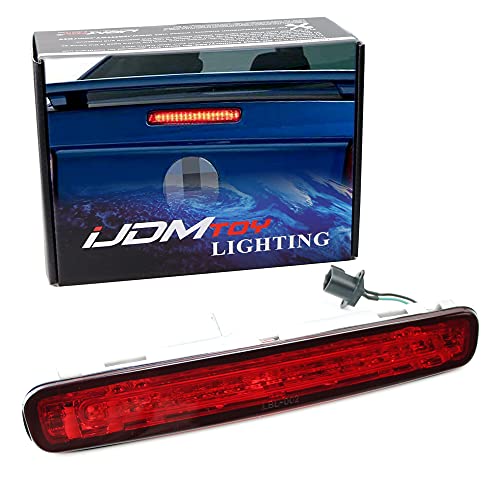 Ijdmtoy Red Lens Chrome Reflector Full Led 3Rd Brake Light Compatible With 2005-2009 Ford Mustang, Powered By 16 Super Bright Red Led Emitters #TOP4