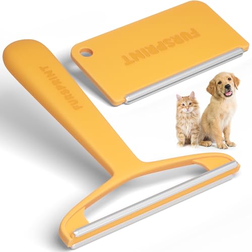 Fursprint Pro & Mini Tool Bundle: Reusable & Pocketable Cat & Dog Hair Remover with Dual-Sided Multi-Fabric, Perfect for Furniture & Car Detailing - Value Brand by Uproot Cleaner Pro Pet Hair Remover