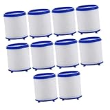 AUTSUPPL 10 Stück Teiliges Duschkopf Ersatzfilter aus PP Baumwollfilter Wasserfilterpatronen zur Sediment Sandfiltration Kompatibel für Heimgebrauch Verbessert Wasserqualität und Schützt